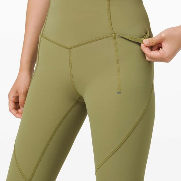 Lululemon Fine Force High-Rise Tight 28" in Bronze Green size 6 - Picture 10 of 11